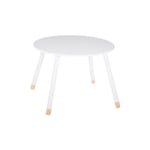 Table D'appoint Enfant En Bois MDF Douceur Atmosphera Blanc