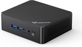 Mini Pc Un100P,Processeur N100,4 C?urs/4 Threads,Jusqu'À 3,4 Ghz,Carte Graphique Uhd,16 Go Ddr4 So-Dimm/512 Go Ssd,Hd×2/Usb-C,Rj45 2,5G,Usb3.2 Gen2×2,Carte Sd,Wifi-6,Bt5.2