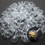 100pcs DIY Clear Chocolate Box Plastic Chocolate Ball Case  Valentines Day