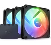 NZXT F-Series Coreu0026trade120 mm Case Fan - RGB LED, Triple Pack, Black