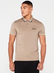 Boss Paul Pro Slim Fit Polo Shirt - Khaki