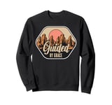 Guided By Grace Inspirational Nature Scene Sweatshirt