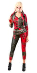 Rubies - Déguisement Combinaison + Veste Harley Quinn, Women, I-702703XS, Rouge et noir, XS