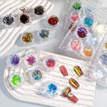 Nail Art Decorations Laser Cellophane Aurora Broken Glass Foils Nail Foil Film