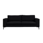 Venture Home 3-sitssoffa Bolero Sofa - 3-seater Black fabric Legs 15016-888