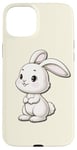 Coque pour iPhone 15 Plus Lapin blanc mignon