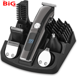 Beard  Trimmer  Mens  Hair  Clippers , 11 - In - 1  Cordless  Face  Nose  Body