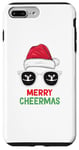 Coque pour iPhone 7 Plus/8 Plus joyeux Cheermas, Pom-pom girl Noël