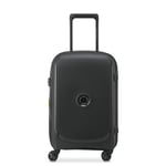 DELSEY PARIS - Belmont Plus - Valise Cabine Rigide recyclé et Recyclable 55x35x25 cm - 34 L - S - Noir