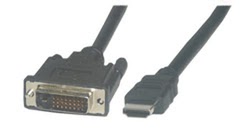 MCL Samar Cable/HDMI 19>DVI-D 24+1 2m