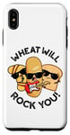 Coque pour iPhone XS Max Wheat Will Rock You Funny Food Jeu de mots