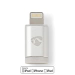 Lightning Adapter | Apple Lightning, 8-stifts | USB Micro-B Hona | Guldplaterad | Rund | Aluminium