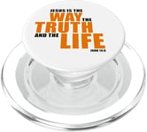 JESUS is the WAY the TRUTH and the LIFE – John 14:6 Bible PopSockets PopGrip for MagSafe