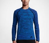 Nike Tech Knit Crew Sweater Sz XL Blue Black New  728673 439