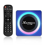 Boitier iptv, X88 PRO 13, BOX MULTIMEDIA, Avec télécommande infrarouge, 4+64G, 2.4G 5G WIFi, Android 13.0, 100M Ethernet, Neflix