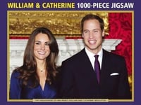 William & Catherine Jigsaw  Engagement Prince William Kate Middleton 1000-Piece