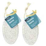 2pk Natural Pumice Stone For Feet | Hard Dead Skin Callus Remover Exfoliate Foot