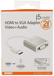 j5create Display J5 HDMI to VGA Adapter Silver