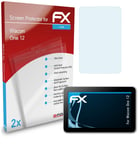 atFoliX 2x Screen Protection Film for Wacom One 12 Screen Protector clear