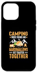 Coque pour iPhone 15 Plus Camping Where Friends And Marshmallows Hiking Camper