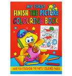 My First Colouring Book Finish The Picture Brilliant For Learning Kids Children