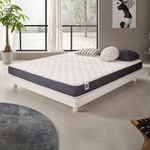 Naturalex - Matelas Ergolatex 90x190 Mousse Haute densité - Accueil Latex + hr - 7 zones Grand Confort