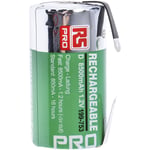 Batterie d rechargeable 8.5Ah NiMH 1.2V Rs Pro Sortie Cosses ( Prix pour 1 )