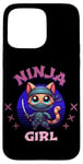 Coque pour iPhone 15 Pro Max Ninja Girl T-Shirt