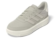 adidas Femme Courtblock Shoes 5.5 Chaussures, Alumina Core White Wonder Beige, 38 2/3 EU