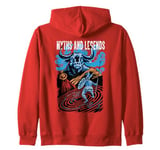 Myths And Legends Greece Minotaur Zip Hoodie