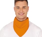 FIESTAS GUIRCA | Bandana Orange pour Adulte Unisexe - Accessoire Textile Polyvalent pour Fêtes de Costumes et Carnaval - Idéal pour Compléter Costumes de Pirate, Cowboy ou Bandit - Orange