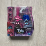 Trolls World Tour Rock City Bobble Toy Figure Set Poppy & Branch Dreamworks New