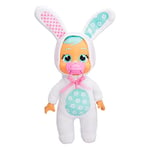 Cry Babies Tiny Cuddles Bunnies Honey, Poupée Douce et câline de 25 cm, pleurant de Vraies Larmes, Pyjama de Lapin Blanc Inclus, Jouet pour garçons et Filles de 18 Mois et Plus