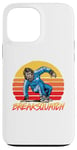 Coque pour iPhone 13 Pro Max Breaksquatch Break Dancing Sasquatch B-Boy Bigfoot 80s Funny