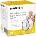 Medela Milk Collection Shells - BPA-Free, Made from Soft, Flexible Silicone, 2