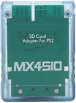 Adaptateur De Carte Mémoire Pour Ps2, Mx4Sio (Extension De Mémoire Pour Sio) Adaptateur De Carte Mémoire Sio2Sd Lecteur De Carte Mémoire De Remplacement Pour Console Pour Ps2 Fat(Bleu)