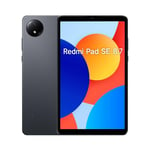 Xiaomi Redmi Pad SE 8.7 4+128GB Graphite Gray with ring holder,MediaTek Helio G85 Processor,Up to 2TB expandable storage,8.7" eye-care display，90Hz smooth refresh rate,(UK Version+2year warranty)