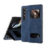 Samsung Galaxy Z Fold5 5G      PU Leather Case    Navy