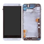 HTC One M7 Skärm med LCD Display OEM - Vit