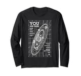 Planet Earth Solar System Planets You Are Here Astronomy Long Sleeve T-Shirt