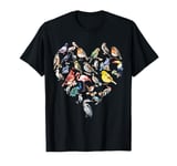 Bird Heart Birding Bird-Watching Bird Watcher Feed the birds T-Shirt