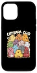 Coque pour iPhone 15 Drôle de club Capybara mignon pour enfants et adultes