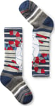 Smartwool Kids' Wintersport Full Cushion Yeti Pattern Otc Socks Alpine Blue, 22-25