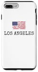 Coque pour iPhone 7 Plus/8 Plus Los Angeles City, États-Unis, drapeau, État, voyages, États-Unis, Amérique, femmes, hommes