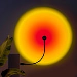 1x USB arc-en-ciel néon LED lumière solaire projecteur de nuit photographie atmosphère applique murale pour chambre décor à la maison cadeau