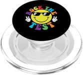 Rock The Test Day Exam Teacher Funny Testing School Student PopSockets PopGrip for MagSafe