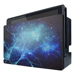 PlayVital Blue Nebula Patterned Custom Protective Case for Nintendo Switch Charging Dock, Dust Anti Scratch Dust Hard Cover for Nintendo Switch Dock - Dock NOT Included