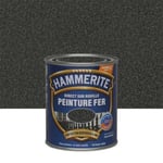 Peinture métal direct sur rouille Hammerite forgé noir 0,75L