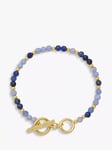 Estella Bartlett Beaded Gemstone T-Bar Bracelet