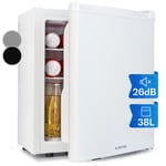 Mini Fridge 38 L Table Top Fridge for Bedroom Beer Fridge Drinks Cooler White